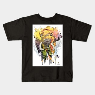 Elephant in the Shadows Kids T-Shirt